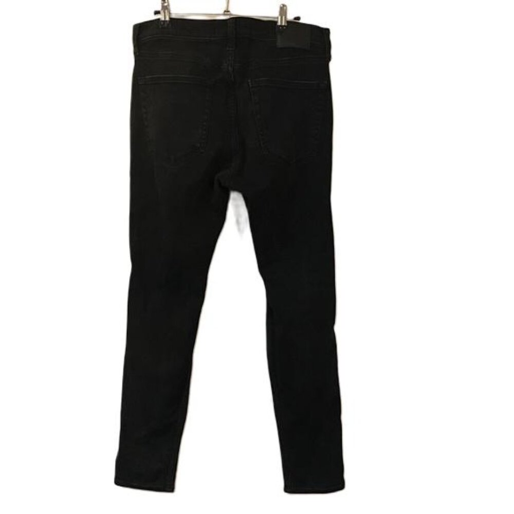 Hollister Men's Athletic Skinny Ripped Stretch Black Skinny Jeans, 33x32 - Picture 7 of 7